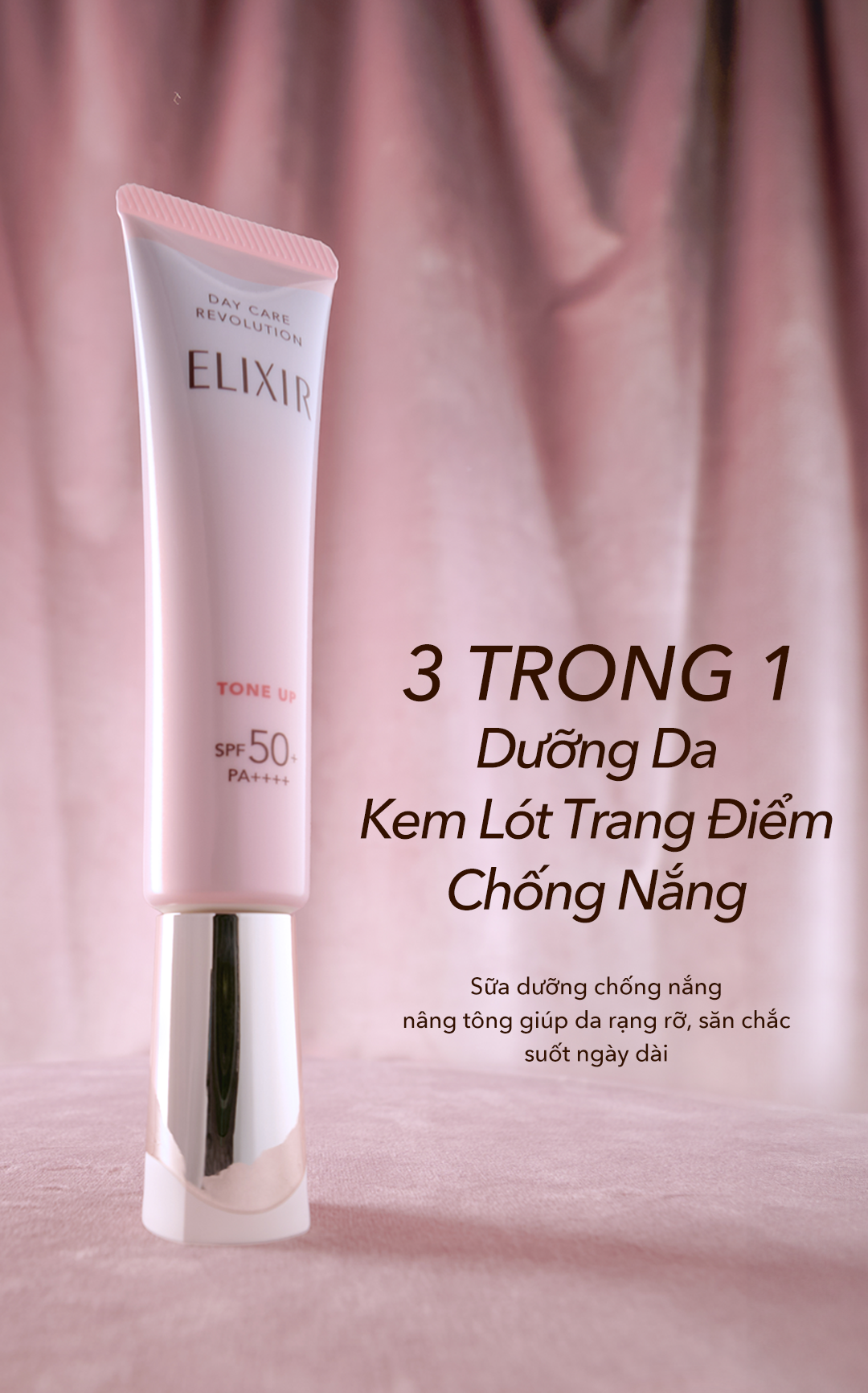  A42_[FLASH DEAL] DEAL 10: SỮA CHỐNG NẮNG NÂNG TÔNG ELIXIR SUPERIEUR DAY CARE REVOLUTION TONE UP + 35G 