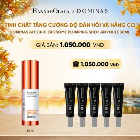  TINH CHẤT TĂNG CƯỜNG ĐỘ ĐÀN HỒI VÀ NÂNG CƠ DOMINAS ATCLINIC EXOSOME PLUMPING SHOT AMPOULE 30ML - E2195 