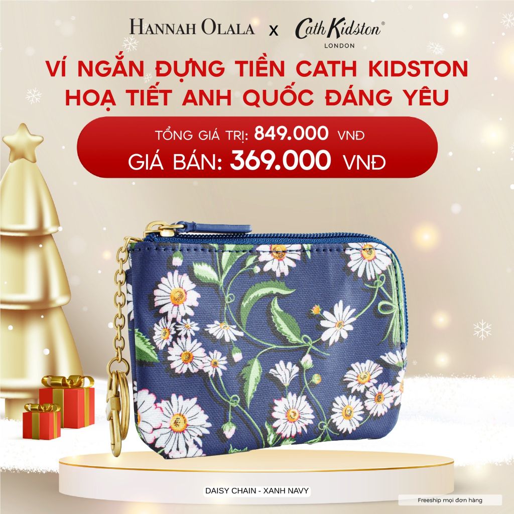  A448_DEAL 4: VÍ NGẮN ĐỰNG TIỀN CATH KIDSTON HOẠ TIẾT ANH QUỐC ĐÁNG YÊU 