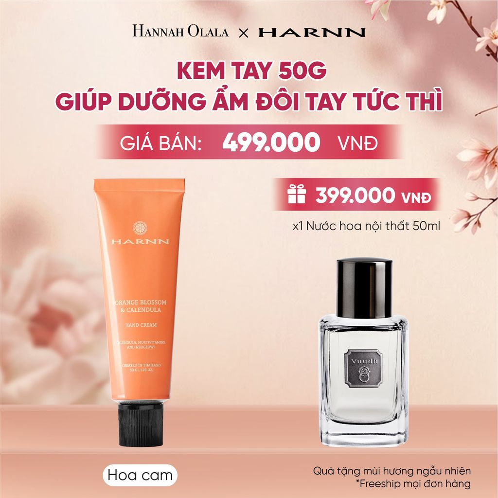  KEM TAY HARNN 50G GIÚP DƯỠNG ẨM ĐÔI TAY TỨC THÌ - A1408 
