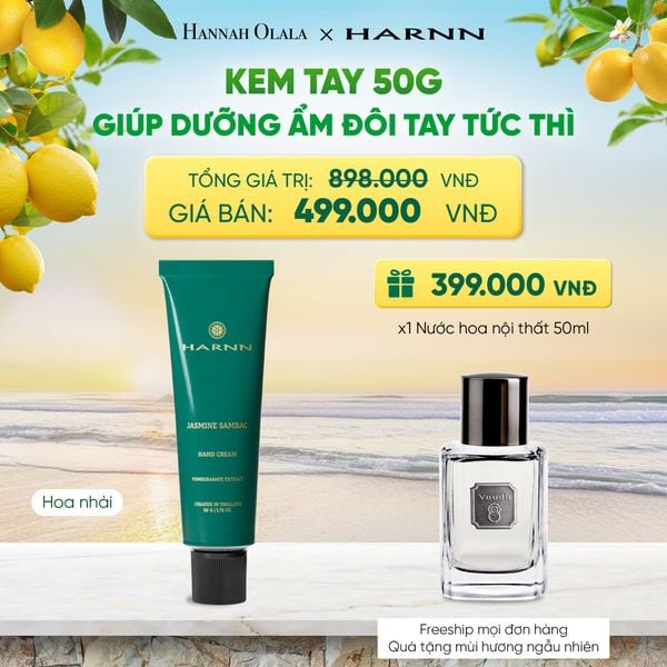  KEM TAY HARNN 50G GIÚP DƯỠNG ẨM ĐÔI TAY TỨC THÌ 