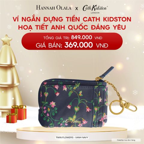  A448_DEAL 4: VÍ NGẮN ĐỰNG TIỀN CATH KIDSTON HOẠ TIẾT ANH QUỐC ĐÁNG YÊU 