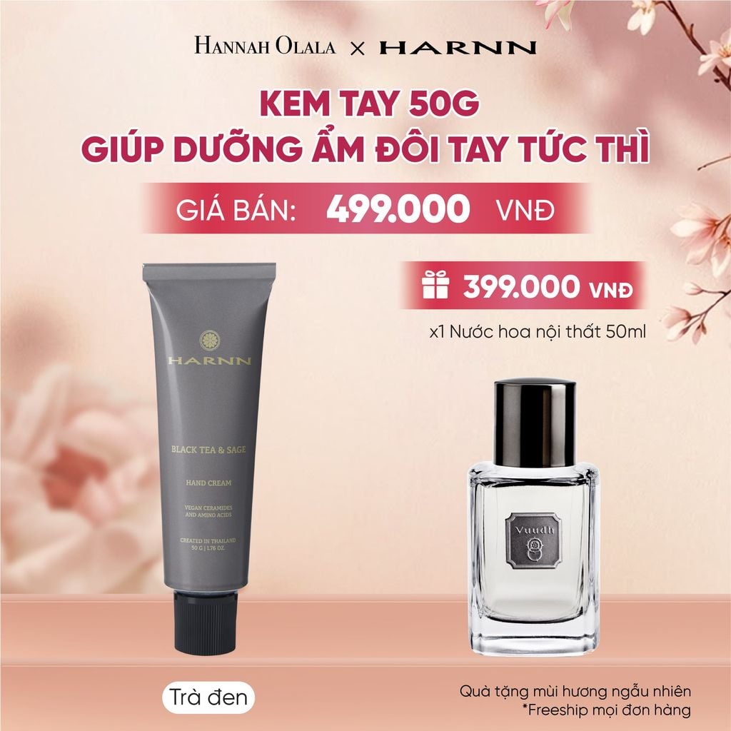  KEM TAY HARNN 50G GIÚP DƯỠNG ẨM ĐÔI TAY TỨC THÌ - A1408 