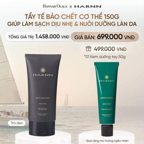  TẨY TẾ BẢO CHẾT CƠ THỂ HARNN 150G GIÚP LÀM SẠCH DỊU NHẸ VÀ NUÔI DƯỠNG LÀN DA _ DEAL 4 