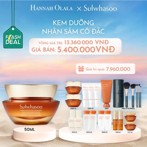  C267_DEAL 3: [FLASH DEAL] KEM DƯỠNG NHÂN SÂM CÔ ĐẶC CONCENTRATED GINSENG REJUVENATING CREAM 50ML 