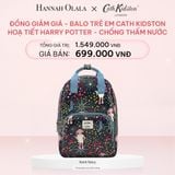  E348_DEAL 4: [ĐỒNG GIẢM GIÁ] BALO TRẺ EM CATH KIDSTON MEDIUM SIZE HOẠ TIẾT ĐÁNG YÊU PHỦ PVC CHỐNG THẤM NƯỚC 