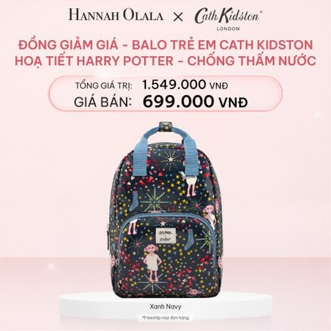  E348_DEAL 4: [ĐỒNG GIẢM GIÁ] BALO TRẺ EM CATH KIDSTON MEDIUM SIZE HOẠ TIẾT ĐÁNG YÊU PHỦ PVC CHỐNG THẤM NƯỚC 