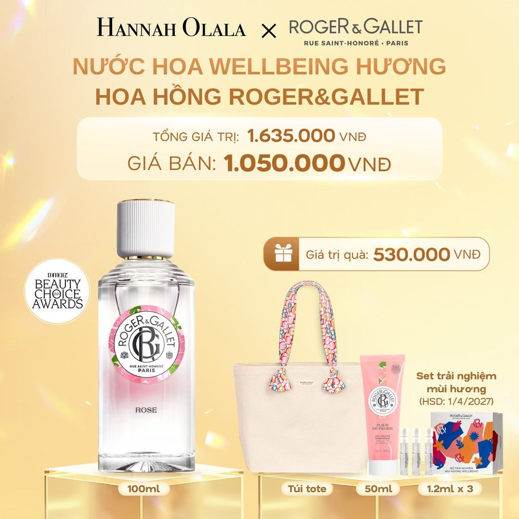  C361_DEAL 2: NƯỚC HOA WELLBEING ROGER&GALLET 100ML 