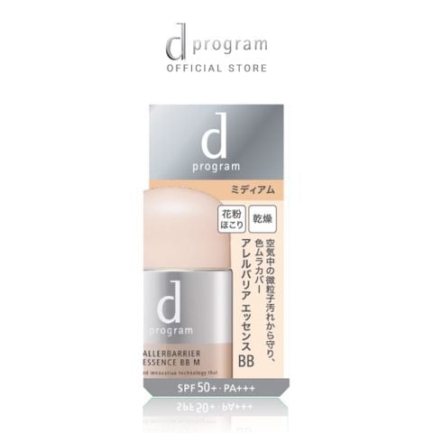  A27: DEAL 11: KEM CHỐNG NẮNG TRANG ĐIỂM DẠNG TINH CHẤT DÀNH CHO DA NHẠY CẢM DPROGRAM ALLERDEFENSE ESSENCE BB TÔNG SÁNG 30ML, SPF43, PA+++ 