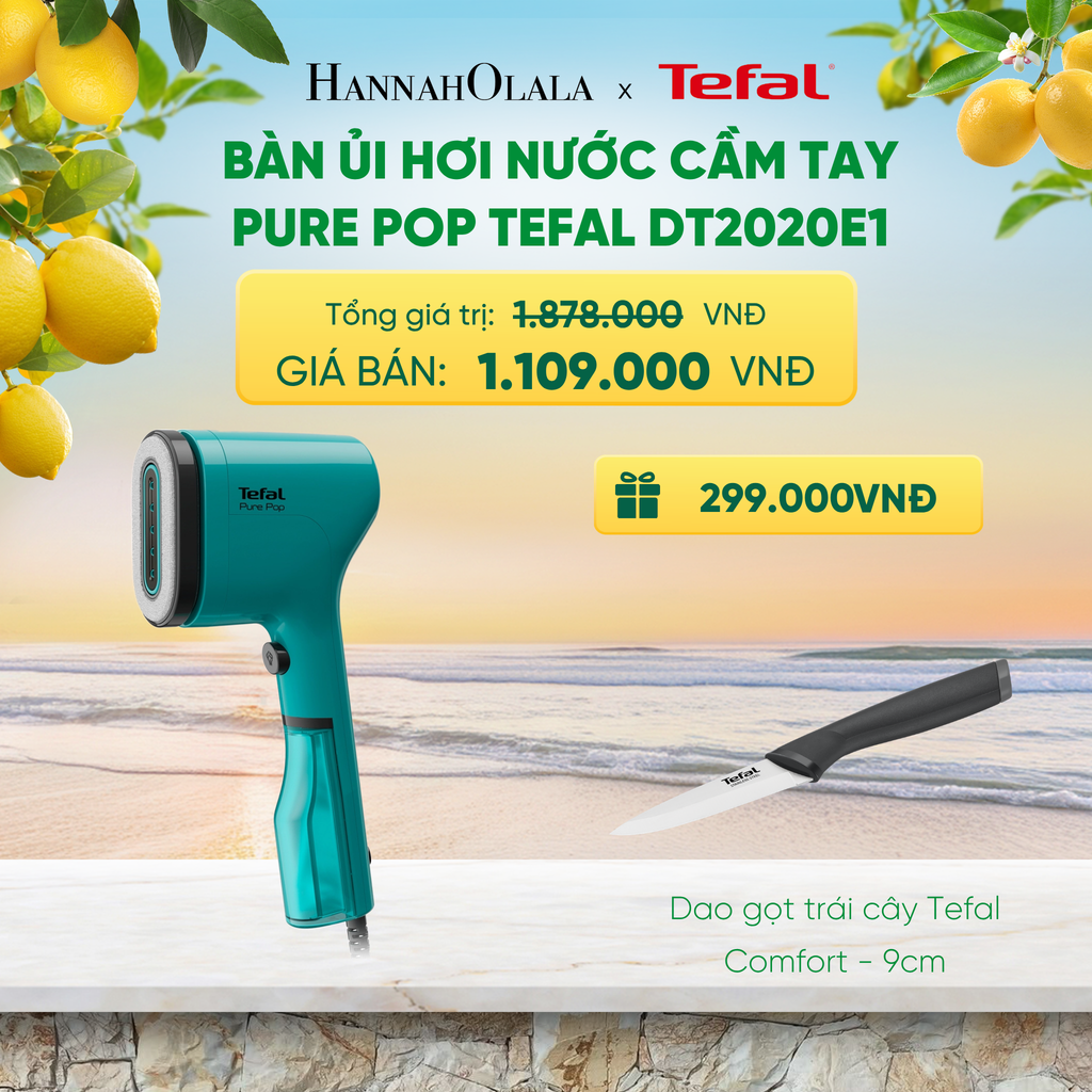  BÀN ỦI HƠI NƯỚC CẦM TAY PURE POP TEFAL DT2020E1 