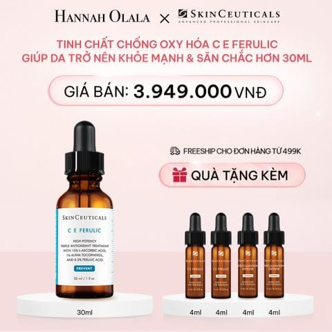  E999_DEAL 4: TINH CHẤT CHỐNG OXY HÓA C E FERULIC GIÚP DA TRỞ NÊN KHỎE MẠNH & SĂN CHẮC HƠN 30ML 