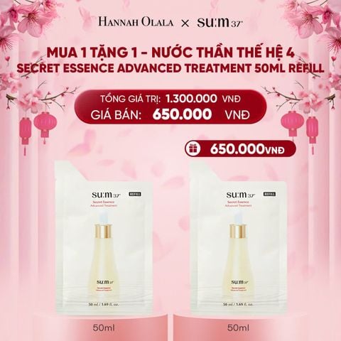  [GIAO HÀNG TỪ 08.01] DEAL 4: MUA 1 TẶNG 1 - NƯỚC THẦN THẾ HỆ 4 SU:M37 SECRET ESSENCE ADVANCED TREATMENT 50ML REFILL 