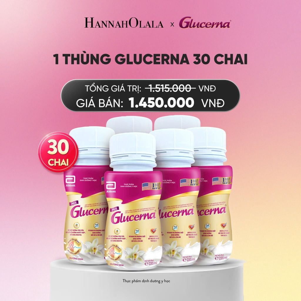  1 THÙNG GLUCERNA 30 CHAI DEAL : _A1501 