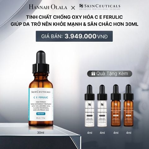  C24_DEAL 4: TINH CHẤT CHỐNG OXY HÓA C E FERULIC GIÚP DA TRỞ NÊN KHỎE MẠNH & SĂN CHẮC HƠN 30ML 