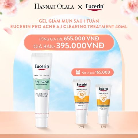  A279_DEAL 06: GEL GIẢM MỤN SAU 1 TUẦN EUCERIN PRO ACNE A.I CLEARING TREATMENT 40ML 