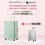  E22_DEAL 2: VALI BAMOZO KHUNG NHÔM 9066 BẢN THƯỜNG (TẶNG BỌC VALI TRONG SUỐT) 