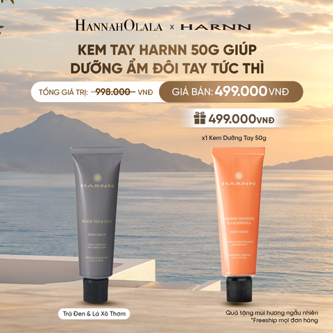  KEM TAY HARNN 50G GIÚP DƯỠNG ẨM ĐÔI TAY TỨC THÌ 