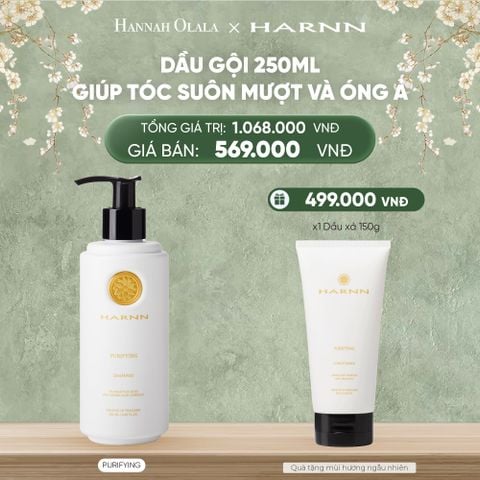  DEAL 4: DẦU GỘI HARNN 250ML GIÚP TÓC SUÔN MƯỢT VÀ ÓNG Ả 