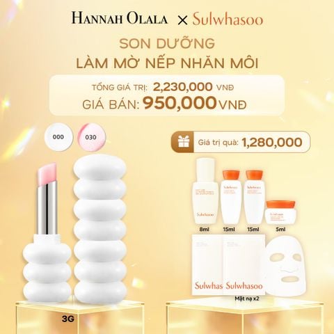 DEAL 4A: SON DƯỠNG LÀM MỜ NẾP NHĂN MÔI GLOWING LIP BALM 