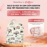 DEAL 5: BALO ĐI HỌC / ĐI LÀM CATH KIDSTON PHONG CÁCH VINTAGE ANH QUÔC HOẠ TIẾT GẤU PADDINGTON 