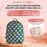  DEAL 5: BALO ĐI HỌC / ĐI LÀM CATH KIDSTON PHONG CÁCH VINTAGE ANH QUÔC HOẠ TIẾT GẤU PADDINGTON 