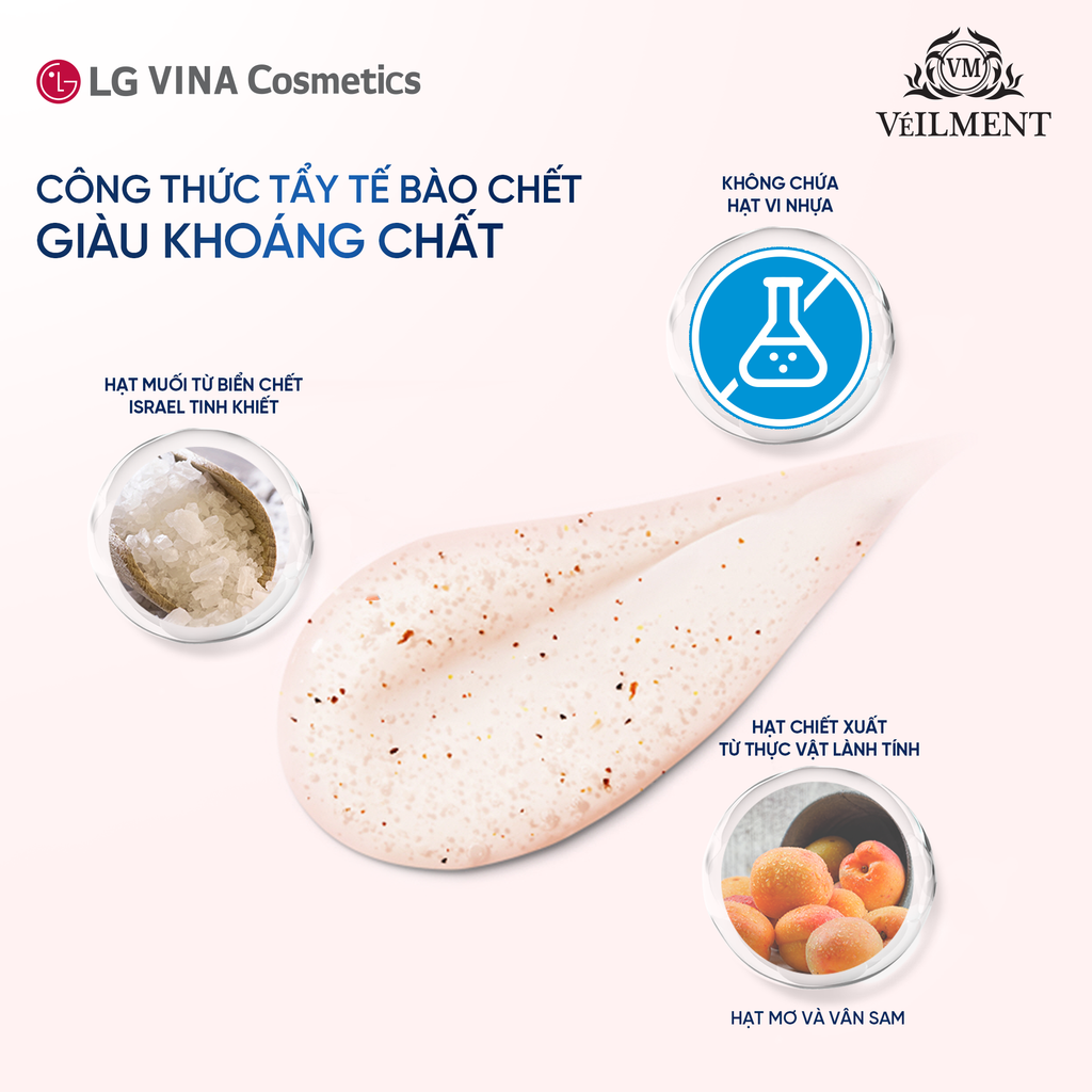  SỮA TẮM HẠT VEILMENT NATURAL SPA HIMALAYA PINK SALT 600G - A1957 