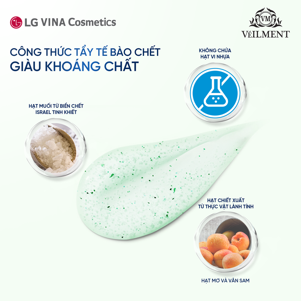  SỮA TẮM HẠT VEILMENT NATURAL SPA LIME BASIL 400G - A915 