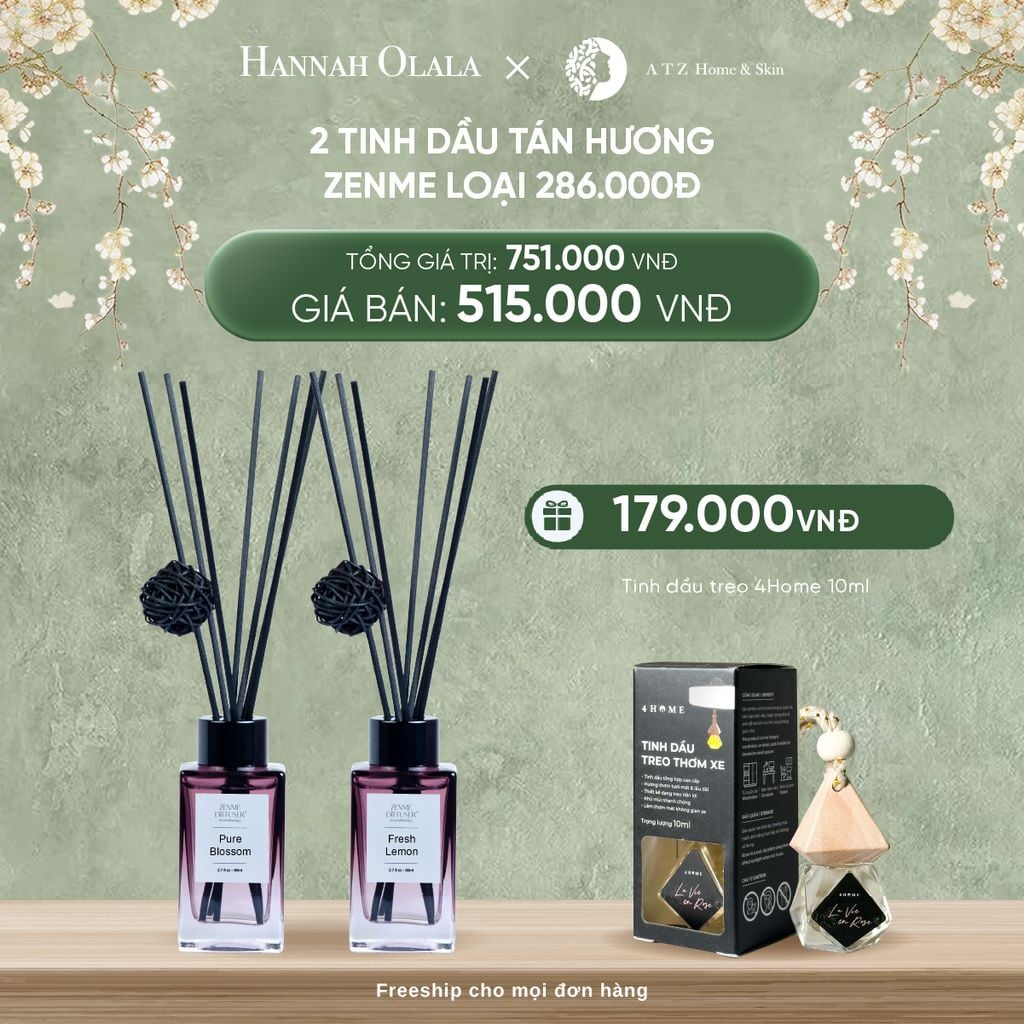  DEAL 5: MUA 2 TINH DẦU TÁN HƯƠNG ZENME 