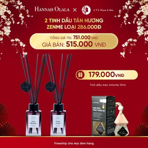  A228_DEAL 5: MUA 2 TINH DẦU TÁN HƯƠNG ZENME 