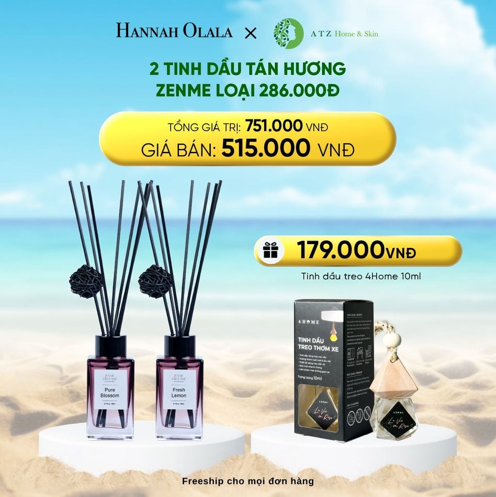  DEAL 5: MUA 2 TINH DẦU TÁN HƯƠNG ZENME 