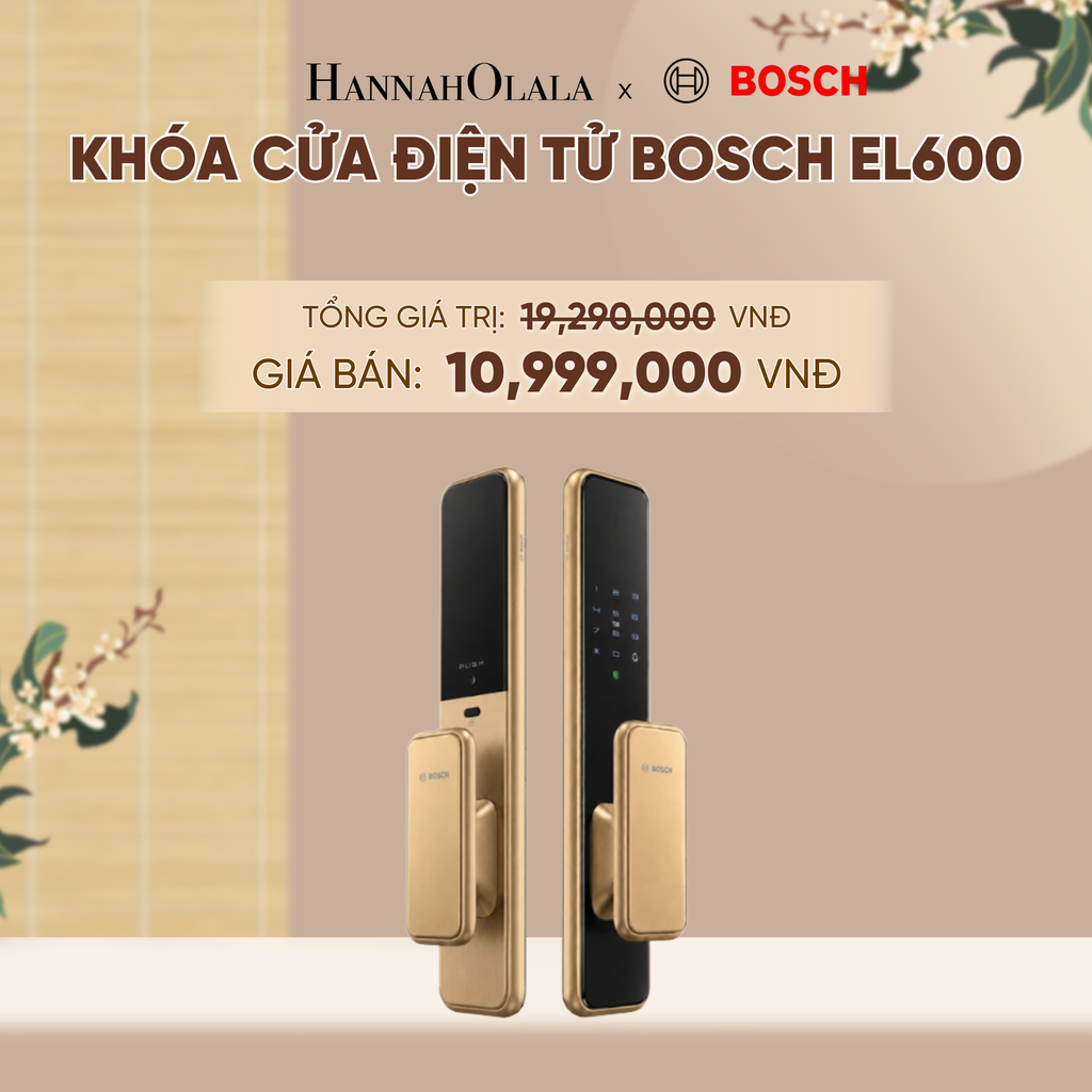  KHÓA CỬA ĐIỆN TỬ BOSCH EL600 - A1324 