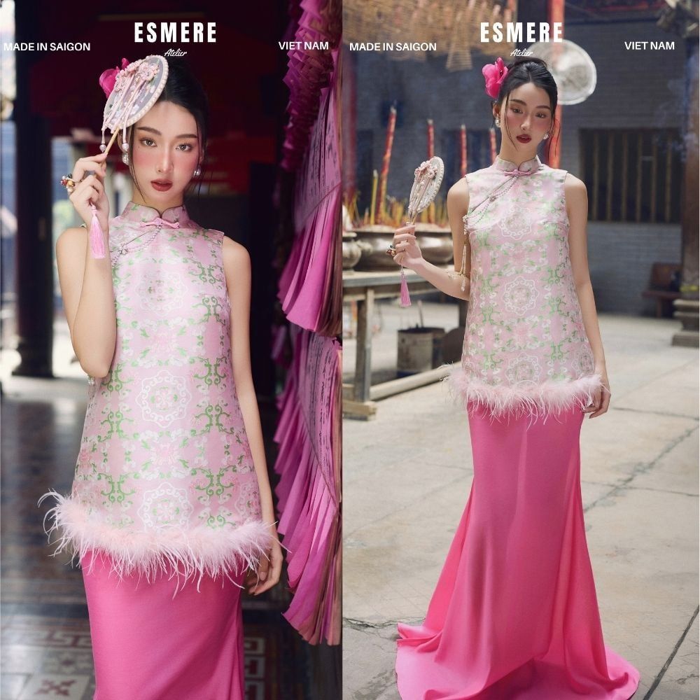  DEAL 6: SET ĐỒ MẶC TẾT 02 MÓN CẨM XUÂN 