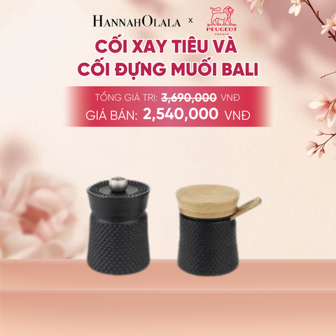  CỐI XAY TIÊU VÀ CỐI ĐỰNG MUỐI BALI - A1031 