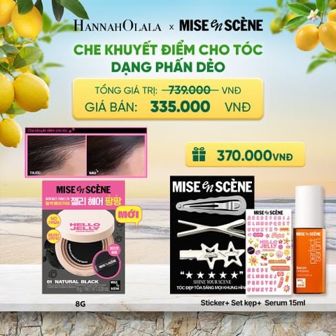  MỚI - PHẤN DẺO CHE KHUYẾT ĐIỂM CHO TÓC MISE EN SCÈNE HELLO JELLY PANGPANG CHE PHỦ PHẦN CHÂN TÓC THƯA TÓC BỊ HÓI 8G 