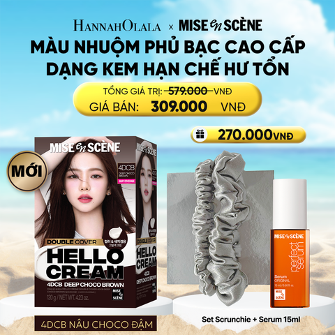  A1919_DEAL 4: KEM NHUỘM PHỦ BẠC CAO CẤP HELLO CREAM DOUBLE COVER 