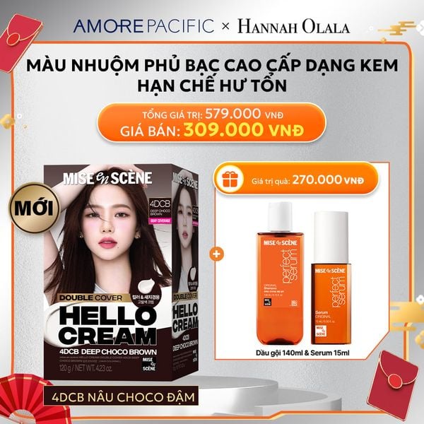  D19_DEAL 5: [PRE-ORDER] KEM NHUỘM PHỦ BẠC CAO CẤP HELLO CREAM DOUBLE COVER 