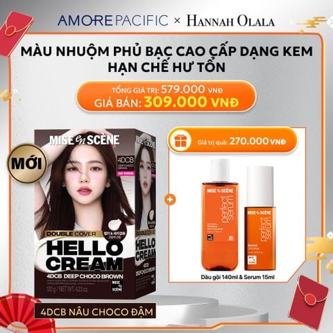  D19_DEAL 5: [PRE-ORDER] KEM NHUỘM PHỦ BẠC CAO CẤP HELLO CREAM DOUBLE COVER 