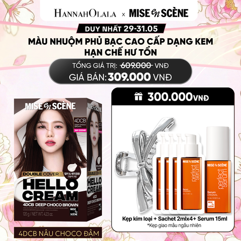  KEM NHUỘM PHỦ BẠC CAO CẤP HELLO CREAM DOUBLE COVER 