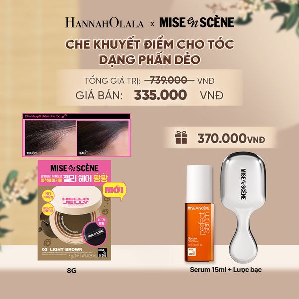  MỚI - PHẤN DẺO CHE KHUYẾT ĐIỂM CHO TÓC MISE EN SCÈNE HELLO JELLY PANGPANG CHE PHỦ PHẦN CHÂN TÓC THƯA TÓC BỊ HÓI 8G - A599 