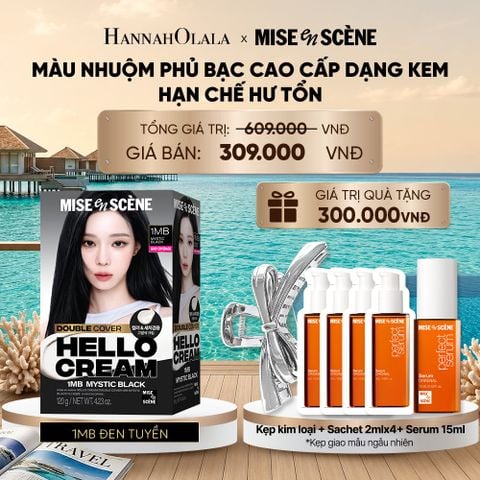  KEM NHUỘM PHỦ BẠC CAO CẤP HELLO CREAM DOUBLE COVER 