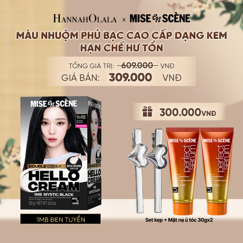  KEM NHUỘM PHỦ BẠC CAO CẤP HELLO CREAM DOUBLE COVER - A605 