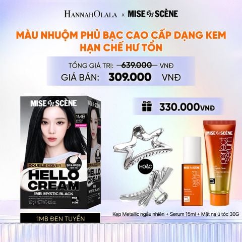  DEAL 4: KEM NHUỘM PHỦ BẠC CAO CẤP HELLO CREAM DOUBLE COVER 