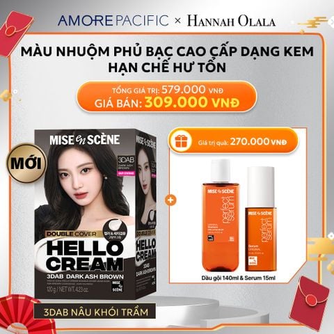  D19_DEAL 5: [PRE-ORDER] KEM NHUỘM PHỦ BẠC CAO CẤP HELLO CREAM DOUBLE COVER 