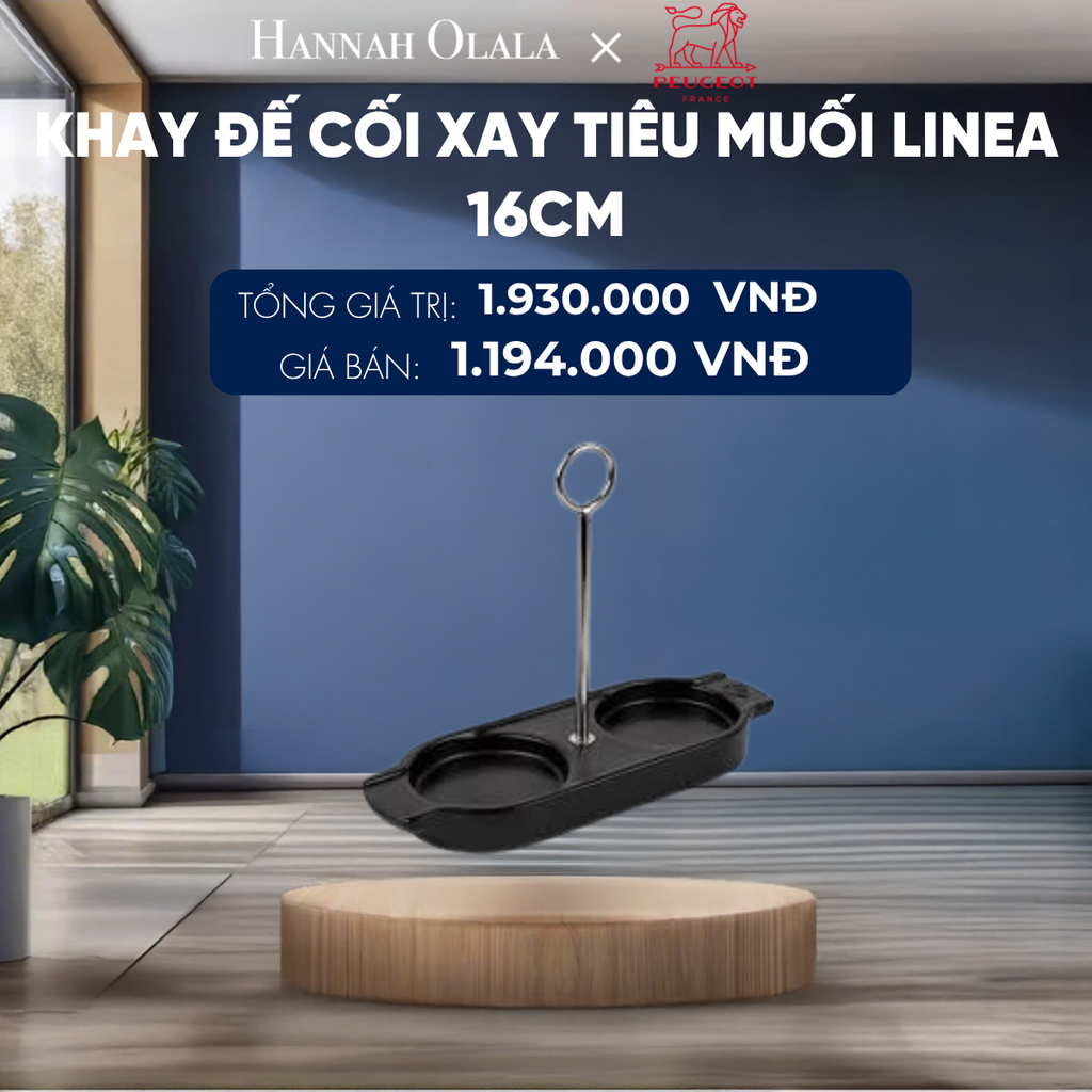  KHAY ĐẾ CỐI XAY TIÊU MUỐI LINEA 