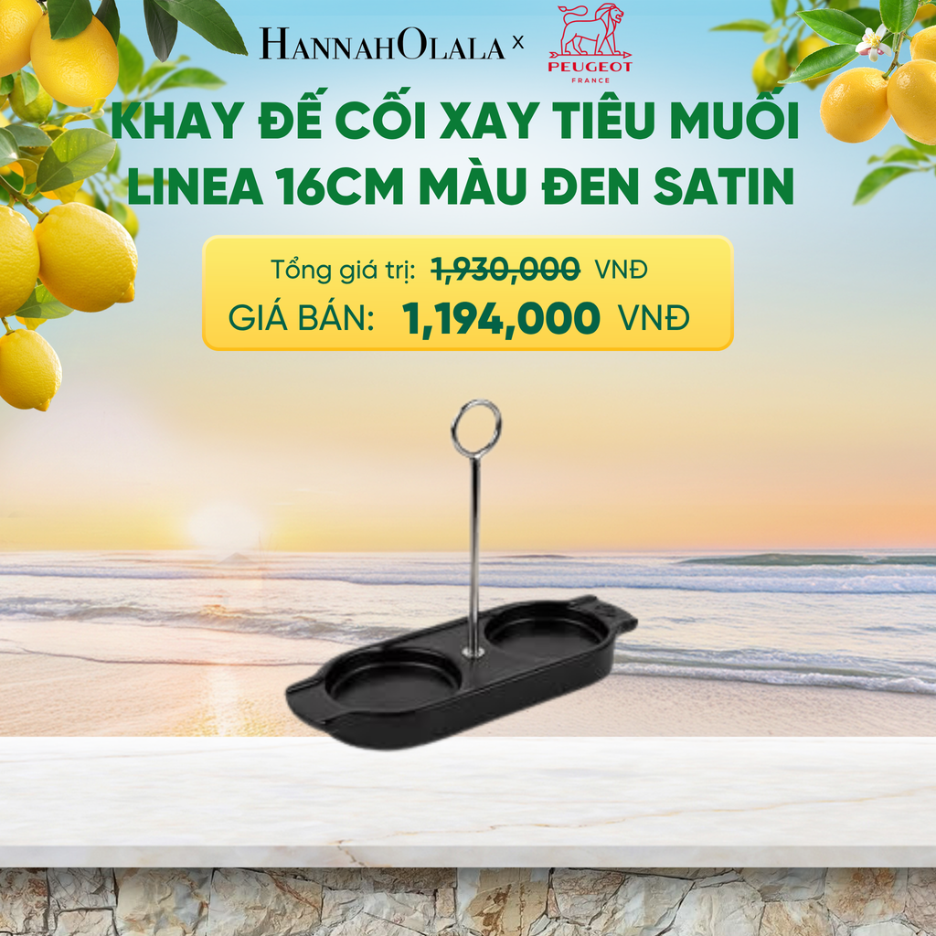  KHAY ĐẾ CỐI XAY TIÊU MUỐI LINEA - A2614 