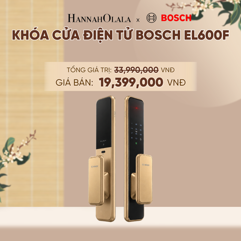 KHÓA CỬA ĐIỆN TỬ BOSCH EL600F - A1327 