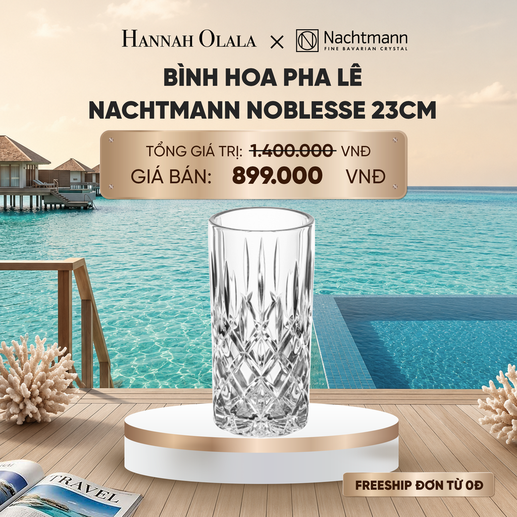  BÌNH HOA PHA LÊ NACHTMANN NOBLESSE 23CM_ D1851 