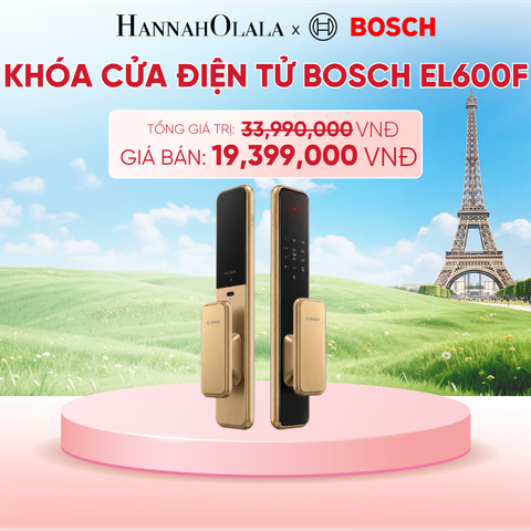  KHÓA CỬA ĐIỆN TỬ BOSCH EL600F - B232 