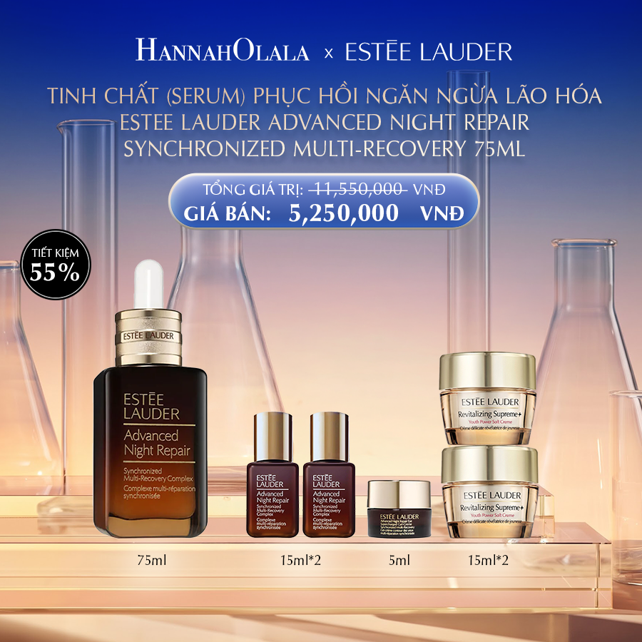  TINH CHẤT (SERUM) PHỤC HỒI NGĂN NGỪA LÃO HÓA ESTEE LAUDER ADVANCED NIGHT REPAIR SYNCHRONIZED MULTI-RECOVERY 75ML - DEAL 2 - E17 