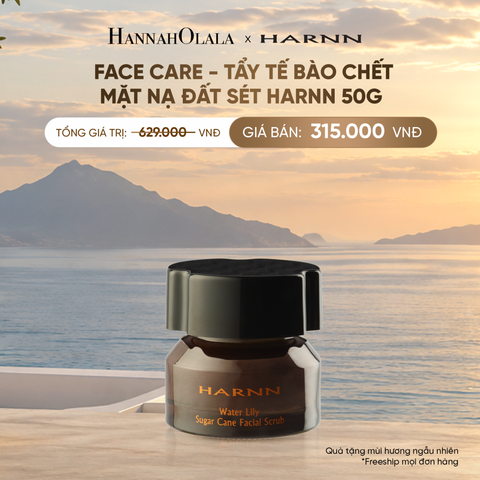  [SALE CẬN DATE] FACE CARE - TẨY TẾ BÀO CHẾT/ MẶT NẠ ĐẤT SÉT HARNN 50G 